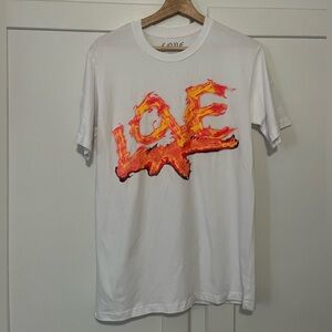 NWOT White Kodak Black L.O.V.E Love Loyalty Out Values Everything Tee Size Small